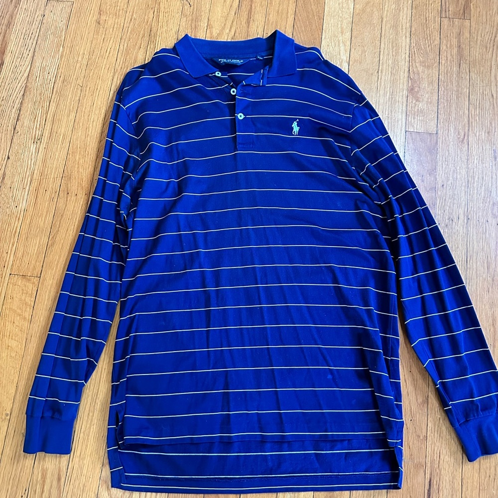 Ralph Lauren Polo Golf Long Sleeve Medium Navy Blue